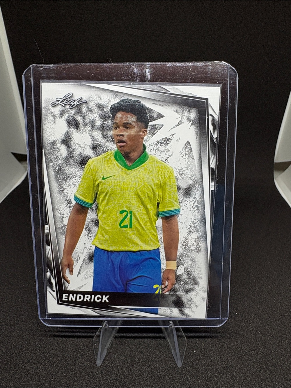Leaf Endrick Soccer Trading Card